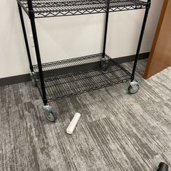 Storage Shelf With Wheel