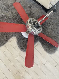 Red fan