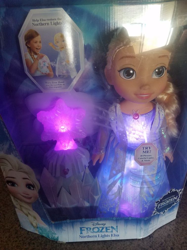 Frozen northern lights elsa