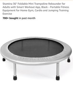 Stamina 36 in Foldable Mini Trampoline Rebounder