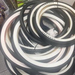 Bicycle Whitewall tires forks new items Bike Show car show special
