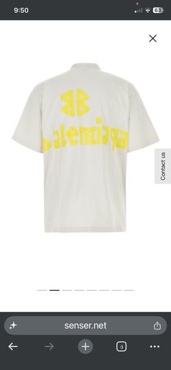 Balenciaga tape logo t shirt