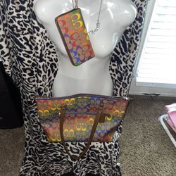 Coach Purse & Matching Wallet