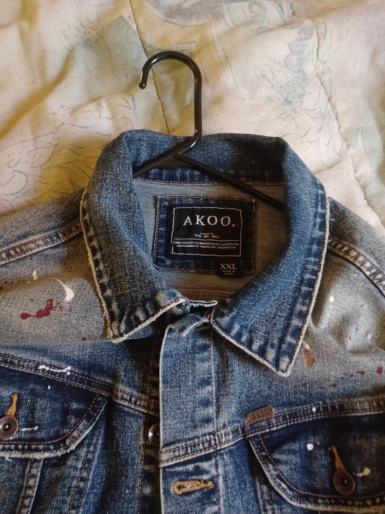 Akoo 2Xl Jean Jacket