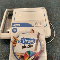 Nintendo Wii Draw Pad With Game