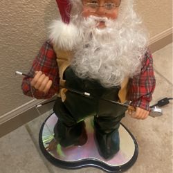 Fishing Santa