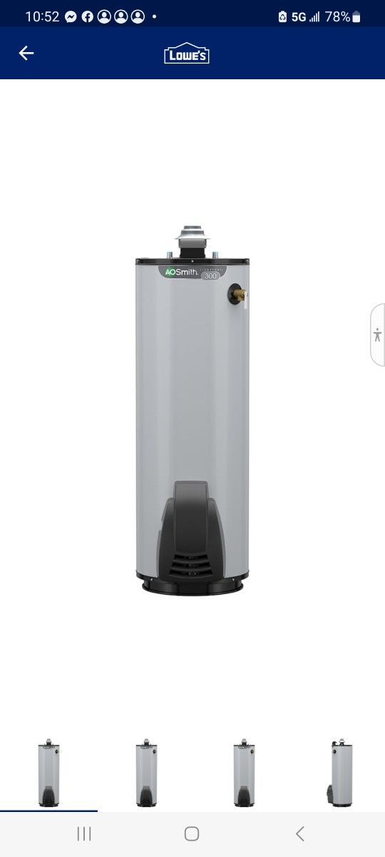 Ao Smith Gas Water Heater .Turbo Fan .. Brand New