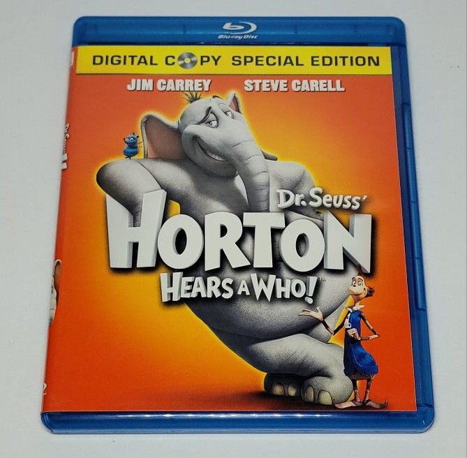 Dr. Seuss Horton Hears a Who blu-ray Jim Carrey  Steve Carell  Jimmy Hayward