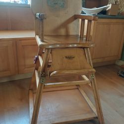 Vintage Baby Highchair/Desk