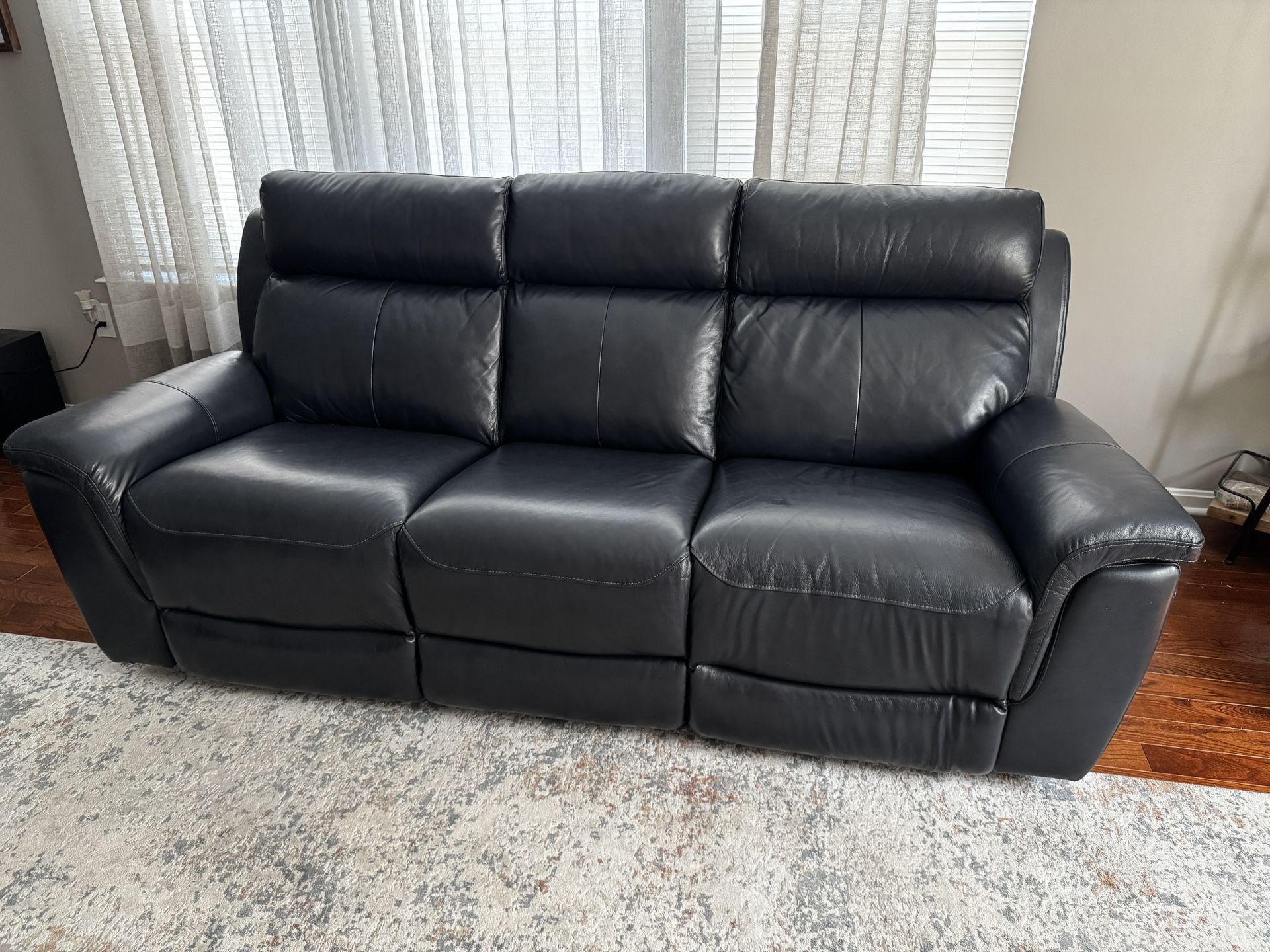 Leather Reclining Sofa (Love Seat sold)