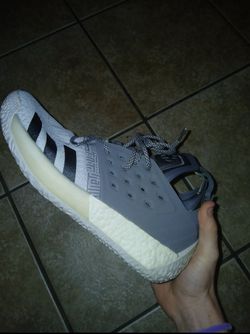 adidas Men's Harden Vol. 2 Basketball Shoes, Size 8.5, Concrete Grey