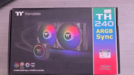 BRAND NEW SEALED THERMALTAKE TH240 ARGB Sync All-In-One Liquid CPU Cooler