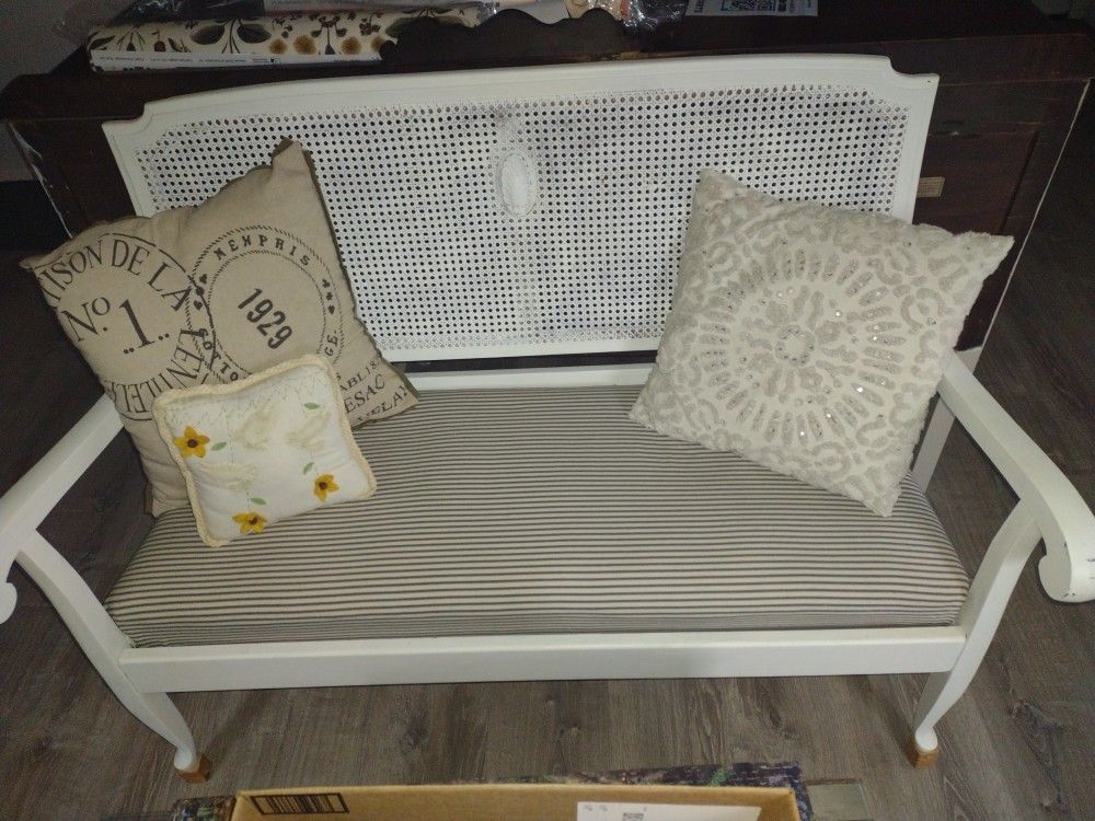 Cane Settee Loveseat