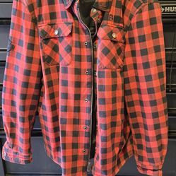Men's Flannel Riding Harley Davidson  Jacket  Size Xl