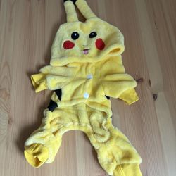 Pokemon Pikachu Costume For Dogs Size XS Halloween Dress Up So Cute!
