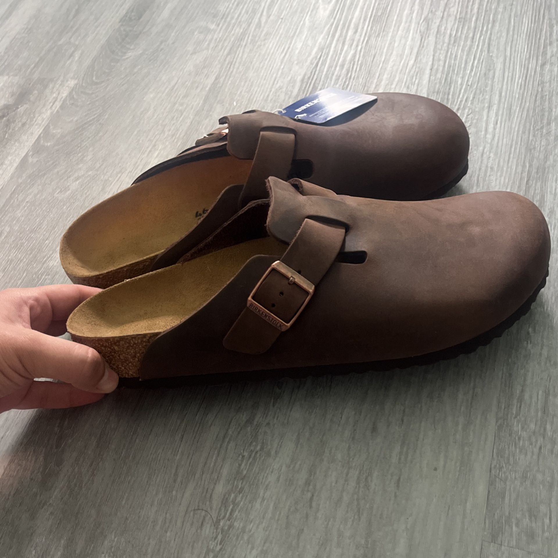*NEW*Birkenstock Bostons Oiled Leather (Size 13)