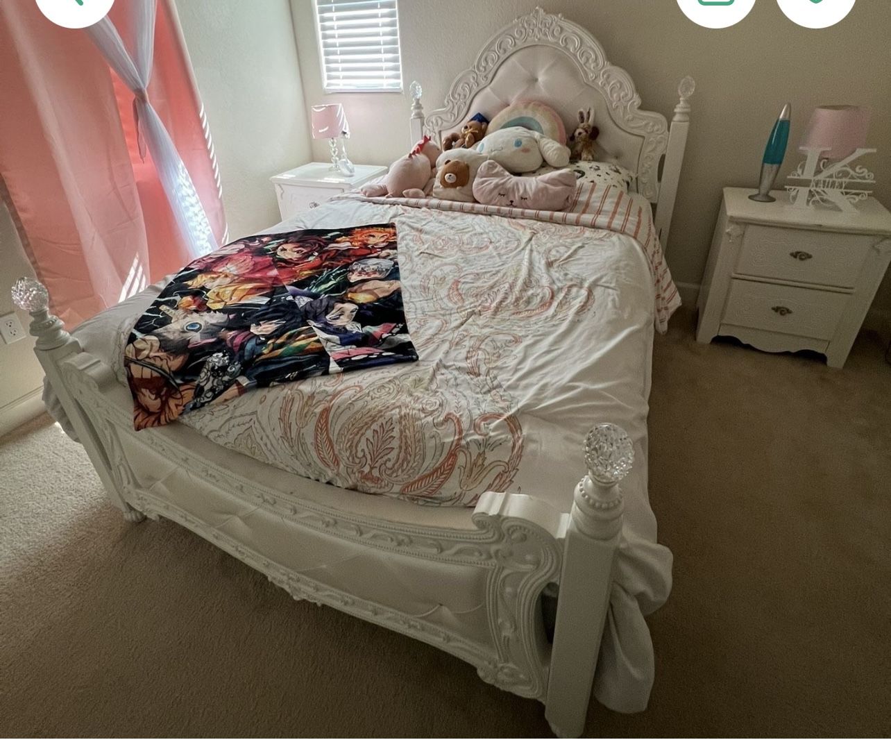 princess twin bed