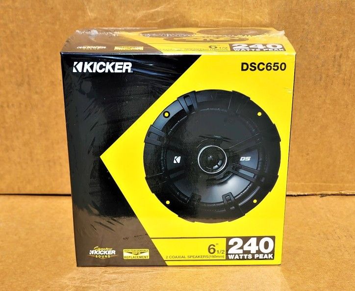 DS Series Car Speakers 6.5" 2-Way Coaxial Speaker System 240 Watts DSC650 🚨 Payment Options Available 🚨 No Credit Needed 🚨
