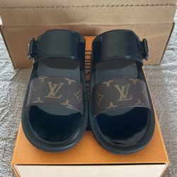 Authentic Louis Vuitton Sunbath Flat Mule