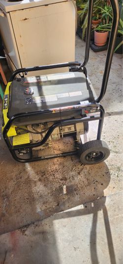 Ryobi Portable Gas Generator with Wheels