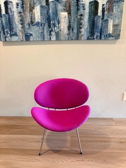 Purple modern fabric chair  - New in Box