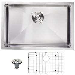 27" L X 18" W Undermount Stainless Steel Kitchen Sink