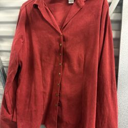 First Issue Liz Claiborne  long sleeves collared Sz XL