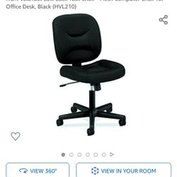 Office chair/ seat low back- new open box great for college dorm room