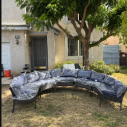 Patio sofa brand new patio outdoor furniture curved patio furniture set round patio sofa   🆕🛺🚚🆕