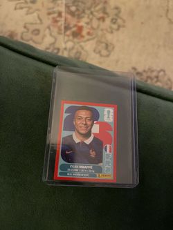 FIFA world cup panini stickers red border kylian mbappe