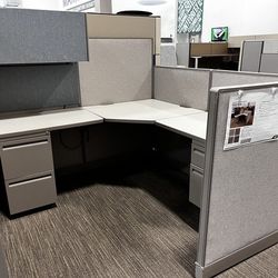 Haworth Unigroup Cubicle panels desk tops cabinets file storage build your own cubicle 