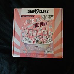 Soap & Glory "Pick Of The Pink" Full Body Wash, Scrub And Moisturizer Set