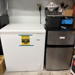 Garage-Ready Chest Freezer + small refrigerator