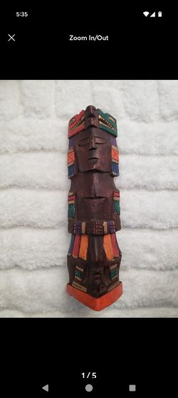 Colorful Wooden Carving