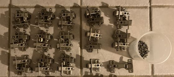 Blum CLIP Series 35 mm Spring Closing Full Overlay Frameless Cabinet Hinges Hinge 14x Sets