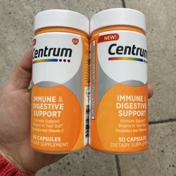 NWT Centrum Immune & Digestive Support 2 Pack