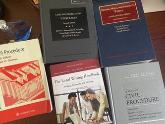 1L Law School Casebooks Textbooks