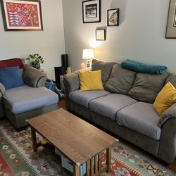 $20 Couch with Chaise Chair and Ottoman