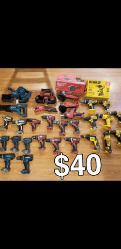 Makita dewalt milwaukee impact drill band saw drills