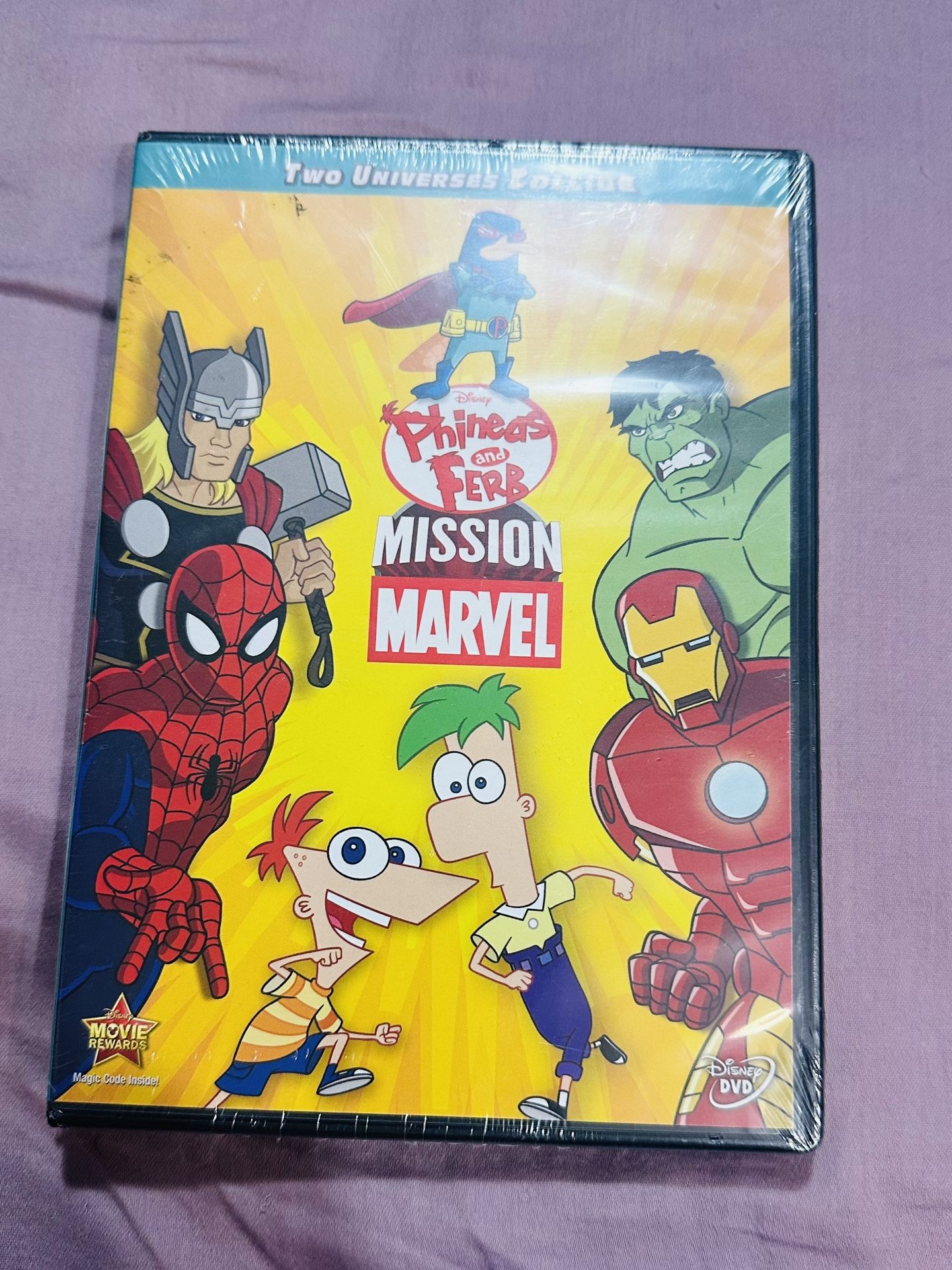 Disney Phineas and Ferb: Mission Marvel Factory Sealed DVD 