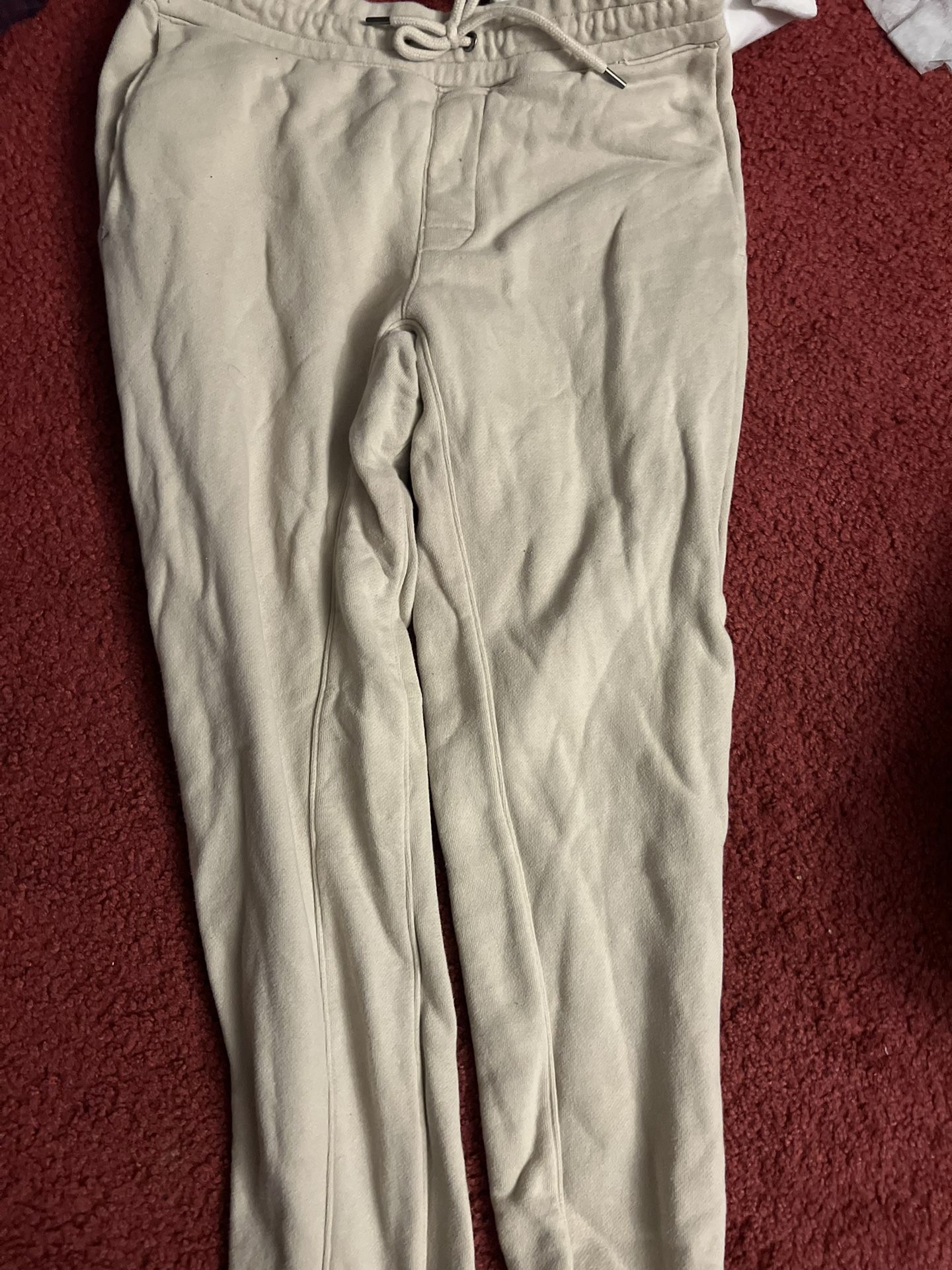 H&M Cream Joggers/Sweats
