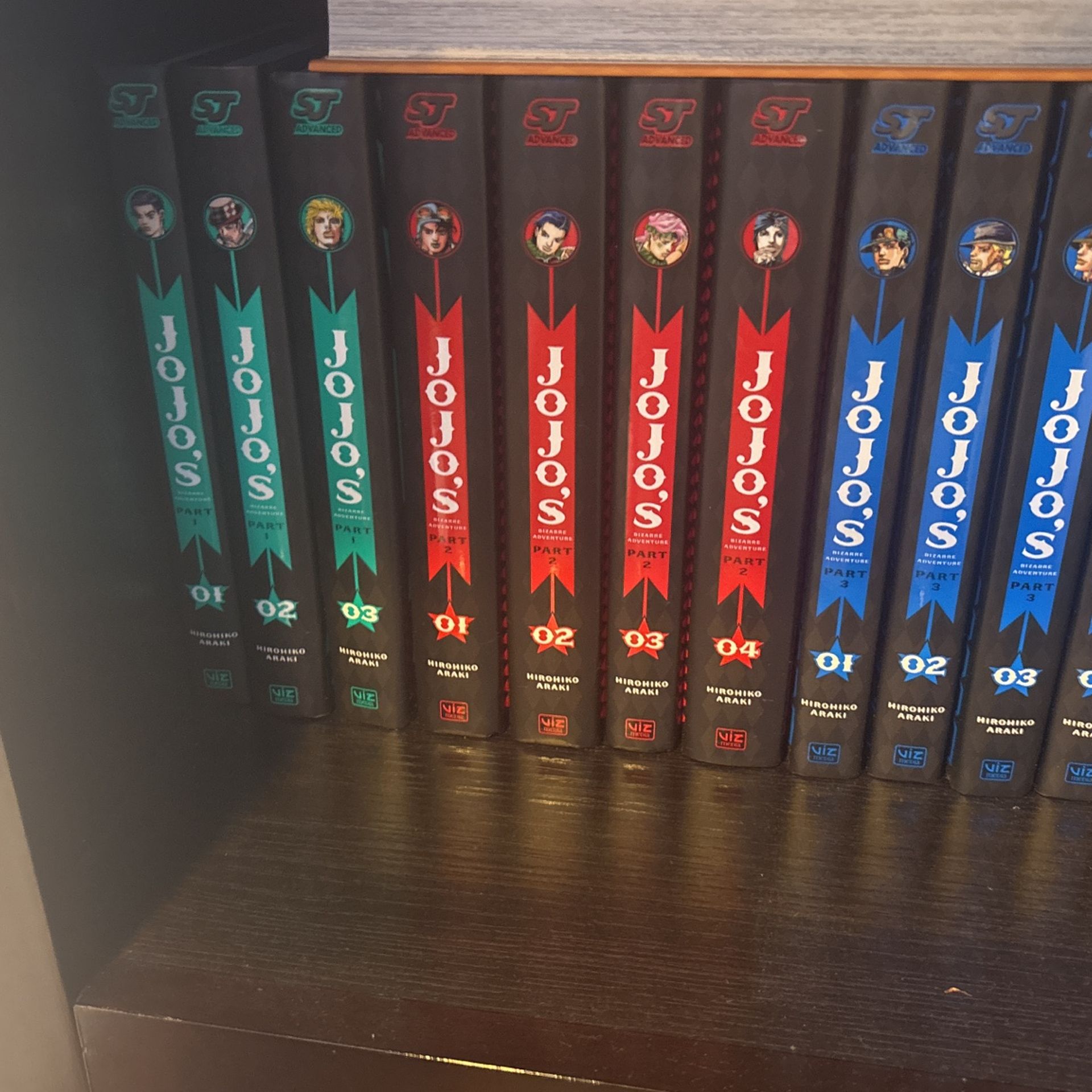 Jojos bizzare adventure parts 1-4