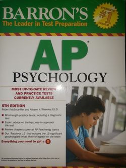 AP Psych Barron Test prep