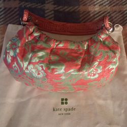 Kate spade Brocade Handbag with dust bag.
