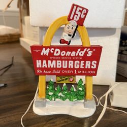 Dept 56 McDonald’s Sign