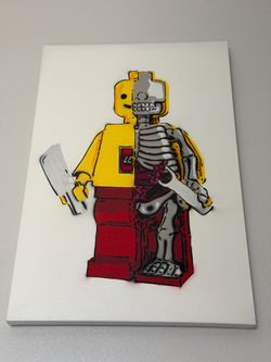 LEGO canvas wall art