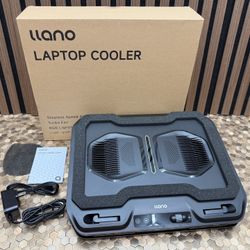 Brand New llano V11 Pro Laptop Cooling Pad, Gaming Laptop Cooler RGB Laptop Fan Laptop Cooling Stand with 4.7 Inch Turbofan, for 14-17.3in SKU553