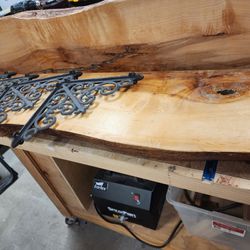 Live Edge Shelves