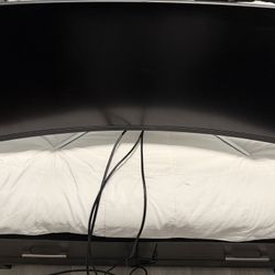 onn 49" 3840 x 1080p Curved Dual FHD Gaming Monitor, Black, 100133225