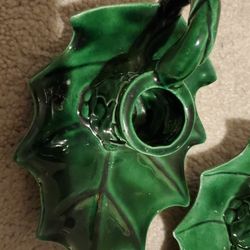 VINTAGE CHRISTMAS CANDLE HOLDERS